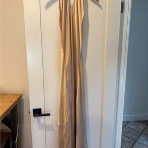 Show Me Your MuMu Backless Dress in Cream